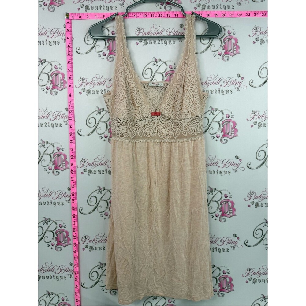 Triumph nightgown dress cream Lace-Detail Beige/Cream Chemise
